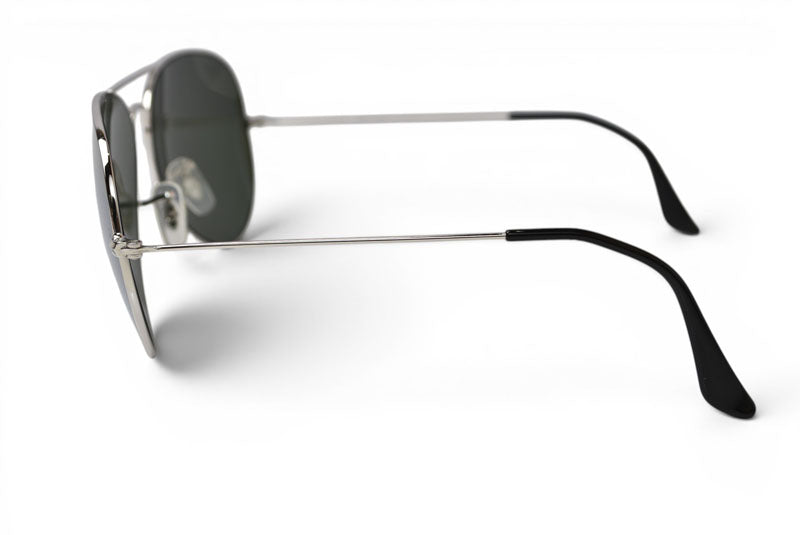 レイバン サングラス RayBan アイウェア アビエーター ラージメタル RB3025 181 62 AVIATOR LARGE METAL メンズ UVカット シルバー【中古】