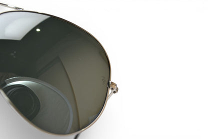 レイバン サングラス RayBan アイウェア アビエーター ラージメタル RB3025 181 62 AVIATOR LARGE METAL メンズ UVカット シルバー【中古】