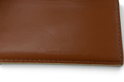 セリーヌ 財布/二つ折 CELINE ミニ財布 トリオンフ ストラップウォレット アイボリー/ブラウン【中古】