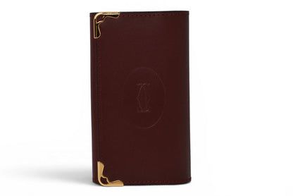 カルティエ キーケース/キーホルダー ヴィンテージ Cartier 6連 マスト ドゥ カルティエ ボルドー 2Cロゴ L300092 【中古】