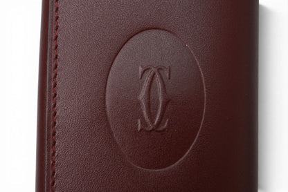 カルティエ キーケース/キーホルダー ヴィンテージ Cartier 6連 マスト ドゥ カルティエ ボルドー 2Cロゴ L300092 【中古】