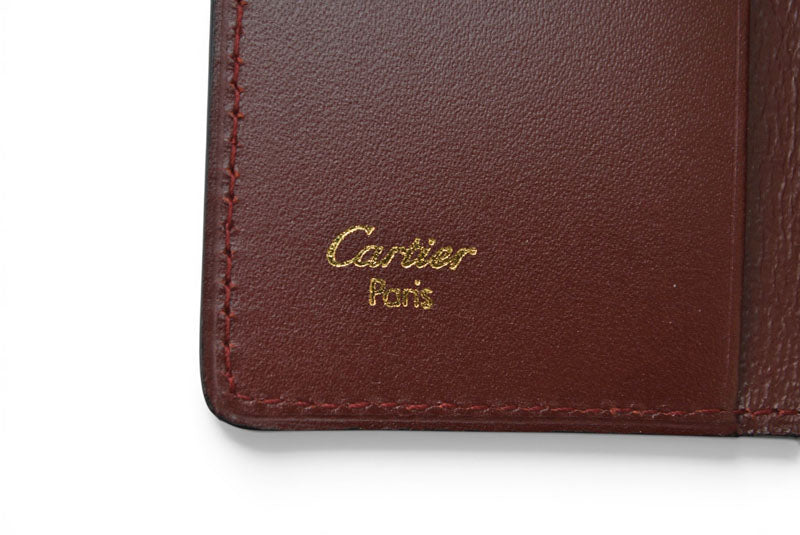 カルティエ キーケース/キーホルダー ヴィンテージ Cartier 6連 マスト ドゥ カルティエ ボルドー 2Cロゴ L300092 【中古】
