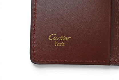 カルティエ キーケース/キーホルダー ヴィンテージ Cartier 6連 マスト ドゥ カルティエ ボルドー 2Cロゴ L300092 【中古】