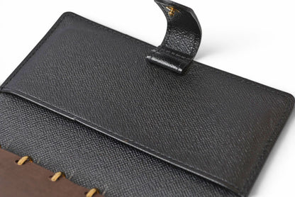 ルイヴィトン システム手帳カバー/アジェンダ LOUIS VUITTON アジェンダPM エピ ブラック R20052【中古】