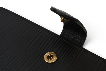 ルイヴィトン システム手帳カバー/アジェンダ LOUIS VUITTON アジェンダPM エピ ブラック R20052【中古】