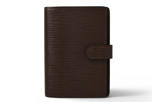 ルイヴィトン システム手帳カバー/アジェンダ LOUIS VUITTON アジェンダPM エピ R2005D モカ【中古】