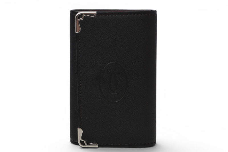 カルティエ キーケース/キーホルダー Cartier 6連 マスト ドゥ カルティエ ブラック 2Cロゴ CRL3001359 【中古】