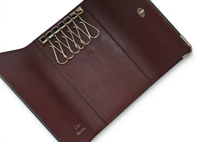カルティエ キーケース/キーホルダー Cartier 6連 マスト ドゥ カルティエ ブラック 2Cロゴ CRL3001359 【中古】