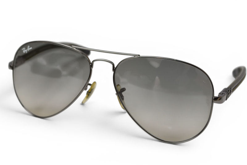 レイバン サングラス RayBan アイウェア アビエーター カーボンファイバー AVIATOR TM CARBON FIBRE RB8307 メンズ UVカット【中古】
