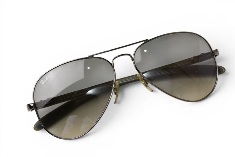 レイバン サングラス RayBan アイウェア アビエーター カーボンファイバー AVIATOR TM CARBON FIBRE RB8307 メンズ UVカット【中古】