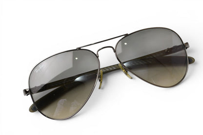 レイバン サングラス RayBan アイウェア アビエーター カーボンファイバー AVIATOR TM CARBON FIBRE RB8307 メンズ UVカット【中古】