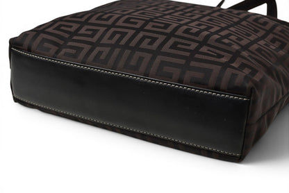ジバンシィ トートバッグ/クロスボディバッグ GIVENCHY 2wayバッグ 4G柄 ブラック/ダークブラウン【中古】
