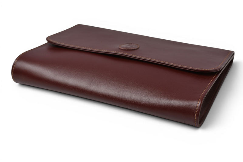 カルティエ クラッチバッグ Cartier マスト ドゥ カルティエ ヴィンテージ バッグ レザー ボルドー【中古】