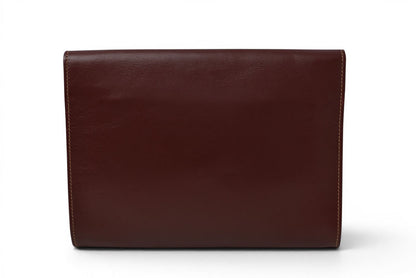 カルティエ クラッチバッグ Cartier マスト ドゥ カルティエ ヴィンテージ バッグ レザー ボルドー【中古】