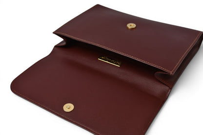 カルティエ クラッチバッグ Cartier マスト ドゥ カルティエ ヴィンテージ バッグ レザー ボルドー【中古】