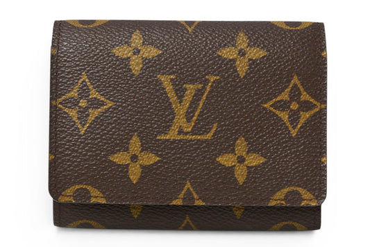 ルイヴィトン 名刺入れ/カードケース LOUIS VUITTON アンヴェロップ・カルト ドゥ ヴィジット モノグラム M62920【中古】