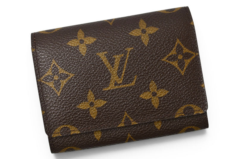 ルイヴィトン 名刺入れ/カードケース LOUIS VUITTON アンヴェロップ・カルト ドゥ ヴィジット モノグラム M62920【中古】