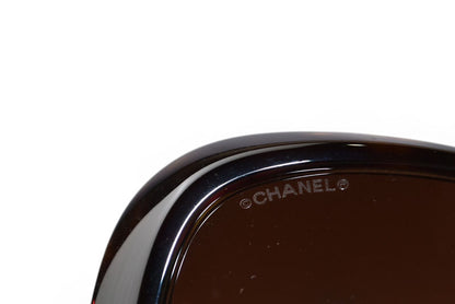 シャネル サングラス/アイウェア CHANEL カメリアモチーフ 5248-A c.714/S5 べっ甲調 ブラウングラデーション ココ/CCマーク レディース【中古】