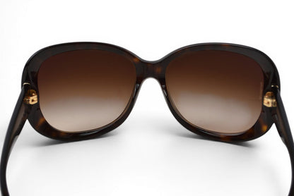 シャネル サングラス/アイウェア CHANEL カメリアモチーフ 5248-A c.714/S5 べっ甲調 ブラウングラデーション ココ/CCマーク レディース【中古】