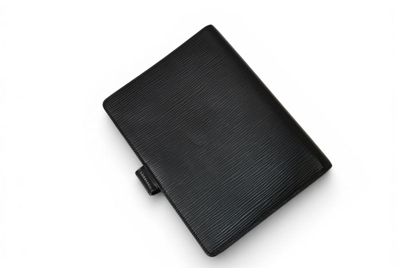ルイヴィトン 手帳カバー/アジェンダ LOUIS VUITTON エピ ブラック アジェンダMM 6穴式 R20042【中古】