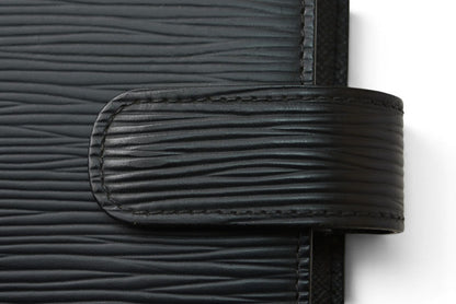 ルイヴィトン 手帳カバー/アジェンダ LOUIS VUITTON エピ ブラック アジェンダMM 6穴式 R20042【中古】