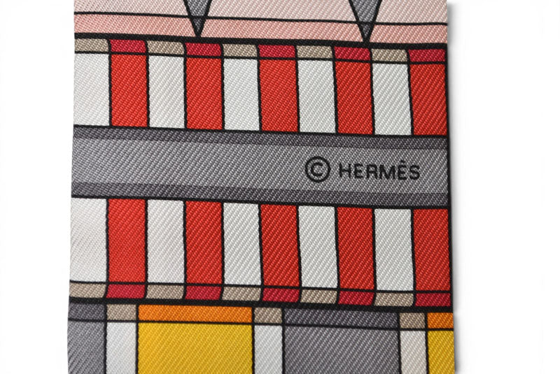 エルメス ツイリー スカーフ HERMES シルクツイル ボルテ・エ・ピルエット/Voltes et Pirouettes マルチカラー【中古】