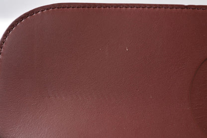 カルティエ ショルダーバッグ ヴィンテージ 2way Cartier マスト ドゥカルティエ フラップ レザー ボルドー レディース【中古】
