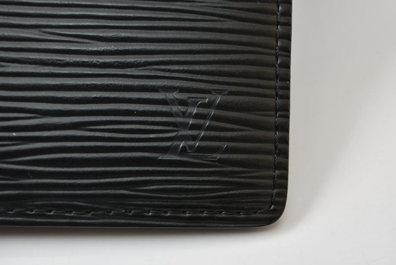 ルイヴィトン システム手帳カバー/アジェンダ LOUIS VUITTON アジェンダPM エピ ブラック R20052【中古】