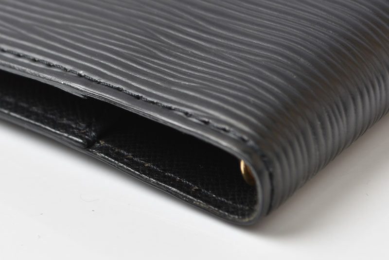 ルイヴィトン システム手帳カバー/アジェンダ LOUIS VUITTON アジェンダPM エピ ブラック R20052【中古】