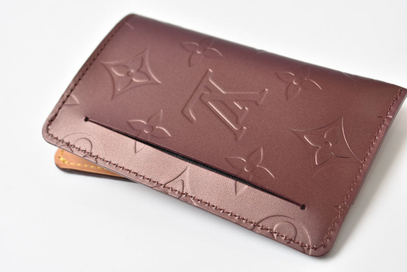 ルイヴィトン キーケース/クロシェットGM LOUIS VUITTON キーリング バイオレット モノグラムマット【中古】