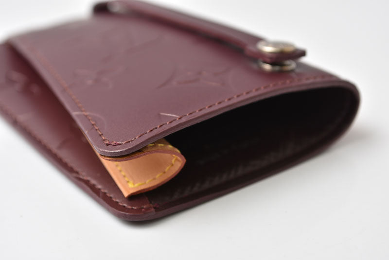 ルイヴィトン キーケース/クロシェットGM LOUIS VUITTON キーリング バイオレット モノグラムマット【中古】
