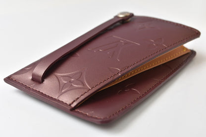 ルイヴィトン キーケース/クロシェットGM LOUIS VUITTON キーリング バイオレット モノグラムマット【中古】