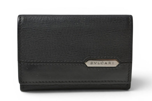 ブルガリ コインケース/カードケース BVLGARI セルペンティ SERPENTI ブラック 288489【中古】