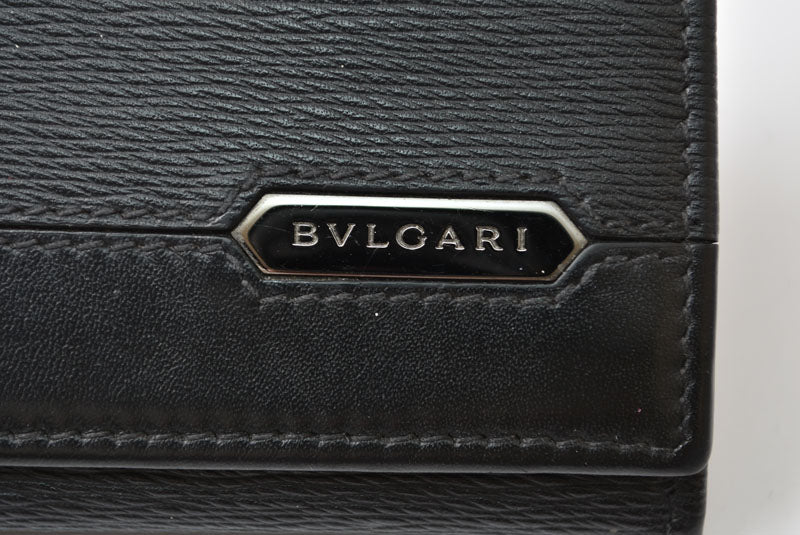 ブルガリ コインケース/カードケース BVLGARI セルペンティ SERPENTI ブラック 288489【中古】