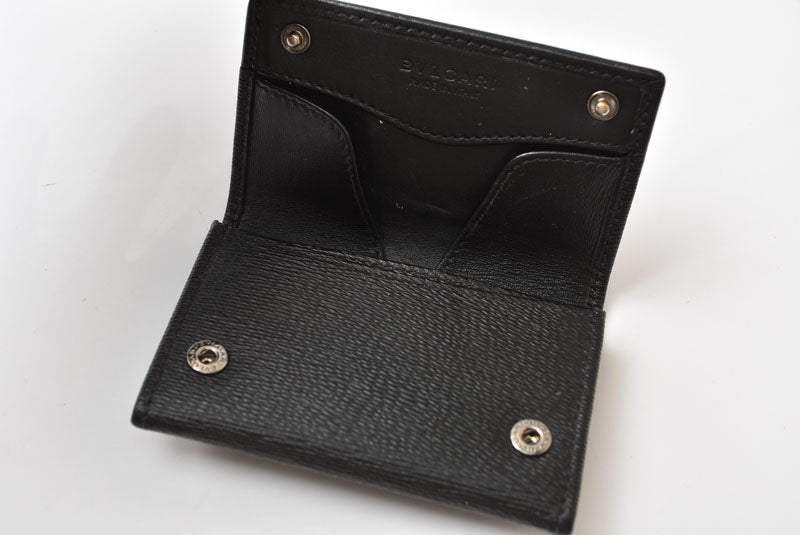 ブルガリ コインケース/カードケース BVLGARI セルペンティ SERPENTI ブラック 288489【中古】