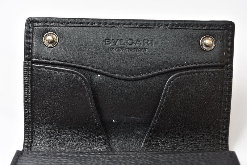 ブルガリ コインケース/カードケース BVLGARI セルペンティ SERPENTI ブラック 288489【中古】