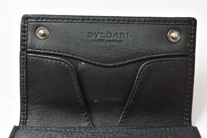 ブルガリ コインケース/カードケース BVLGARI セルペンティ SERPENTI ブラック 288489【中古】