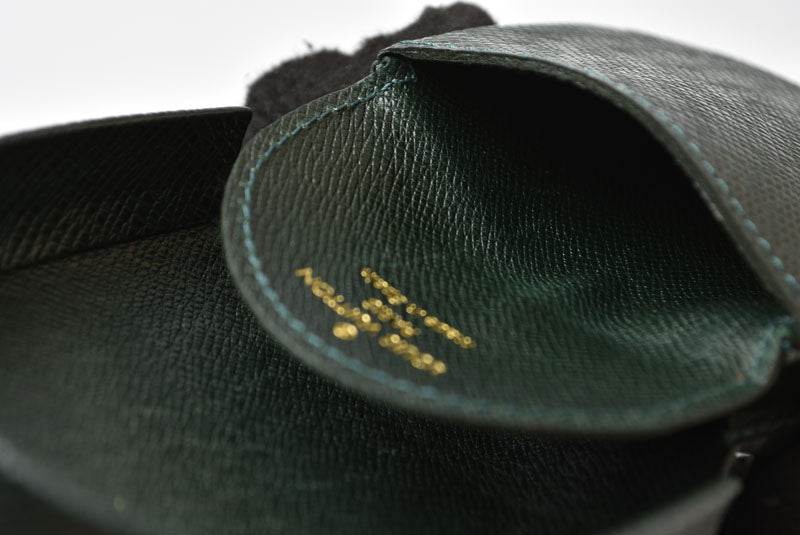 ルイヴィトン 小銭入れ/コインケース LOUIS VUITTON ポルトモネ キュベット タイガ M30374 エセピア/ダークグリーン【中古】