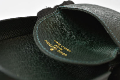 ルイヴィトン 小銭入れ/コインケース LOUIS VUITTON ポルトモネ キュベット タイガ M30374 エセピア/ダークグリーン【中古】