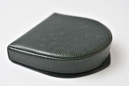 ルイヴィトン 小銭入れ/コインケース LOUIS VUITTON ポルトモネ キュベット タイガ M30374 エセピア/ダークグリーン【中古】