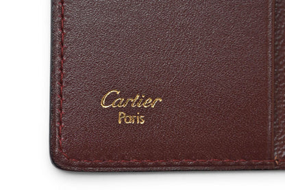カルティエ キーケース/キーホルダー ヴィンテージ Cartier 6連 マスト ドゥ カルティエ ボルドー 2Cロゴ L300092 【中古】