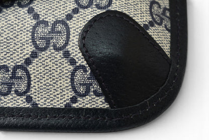 グッチ ポーチ オールドグッチ/ヴィンテージ GUCCI GGプラス シェリーライン GGブルー/ベージュ【中古】