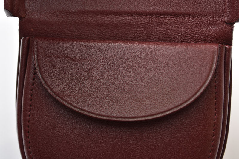 カルティエ コインケース/小銭入れ Cartier ヴィンテージ マスト ドゥ カルティエ ボルドー シルバー L3000572【中古】