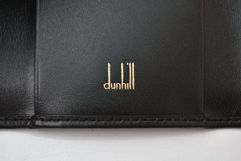 ダンヒル キーケース/キーホルダー dunhill メンズ ブラック レザー ロゴ 【中古】