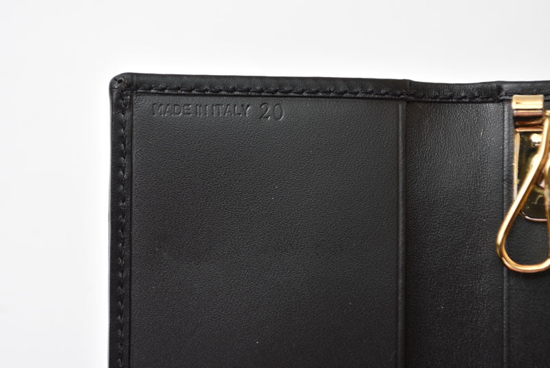 ダンヒル キーケース/キーホルダー dunhill メンズ ブラック レザー ロゴ 【中古】