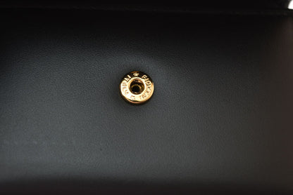 ダンヒル キーケース/キーホルダー dunhill メンズ ブラック レザー ロゴ 【中古】