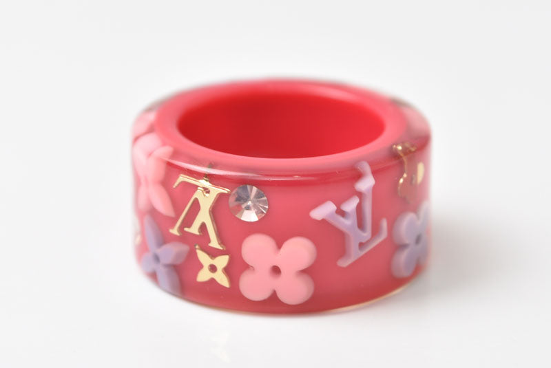 ルイヴィトン リング/指輪 LOUIS VUITTON アクセサリー バーグファランドールリング M66096 ピンク【中古】