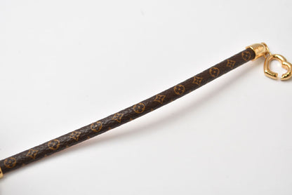 ルイヴィトン バングル/ブレスレット LOUIS VUITTON M6758 ブラスレ セイ イエス モノグラム/ハートモチーフ【中古】