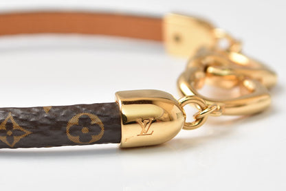 ルイヴィトン バングル/ブレスレット LOUIS VUITTON M6758 ブラスレ セイ イエス モノグラム/ハートモチーフ【中古】