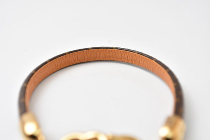 ルイヴィトン バングル/ブレスレット LOUIS VUITTON M6758 ブラスレ セイ イエス モノグラム/ハートモチーフ【中古】